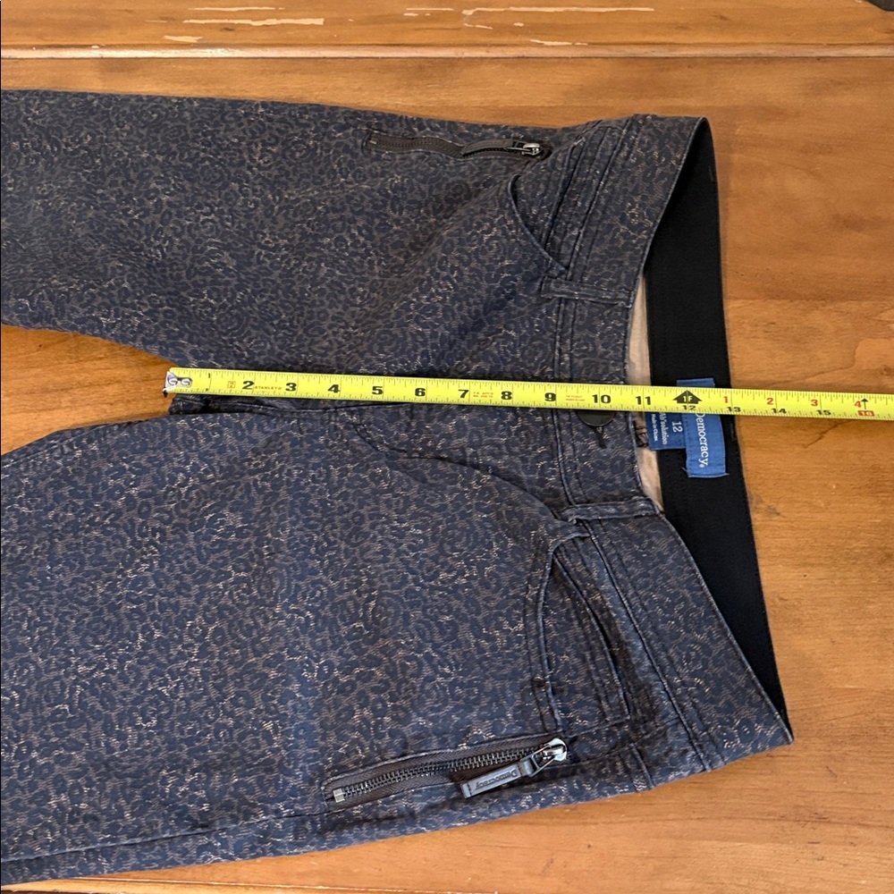 Democracy Absolution Patterned Pants Size 12 - image 6